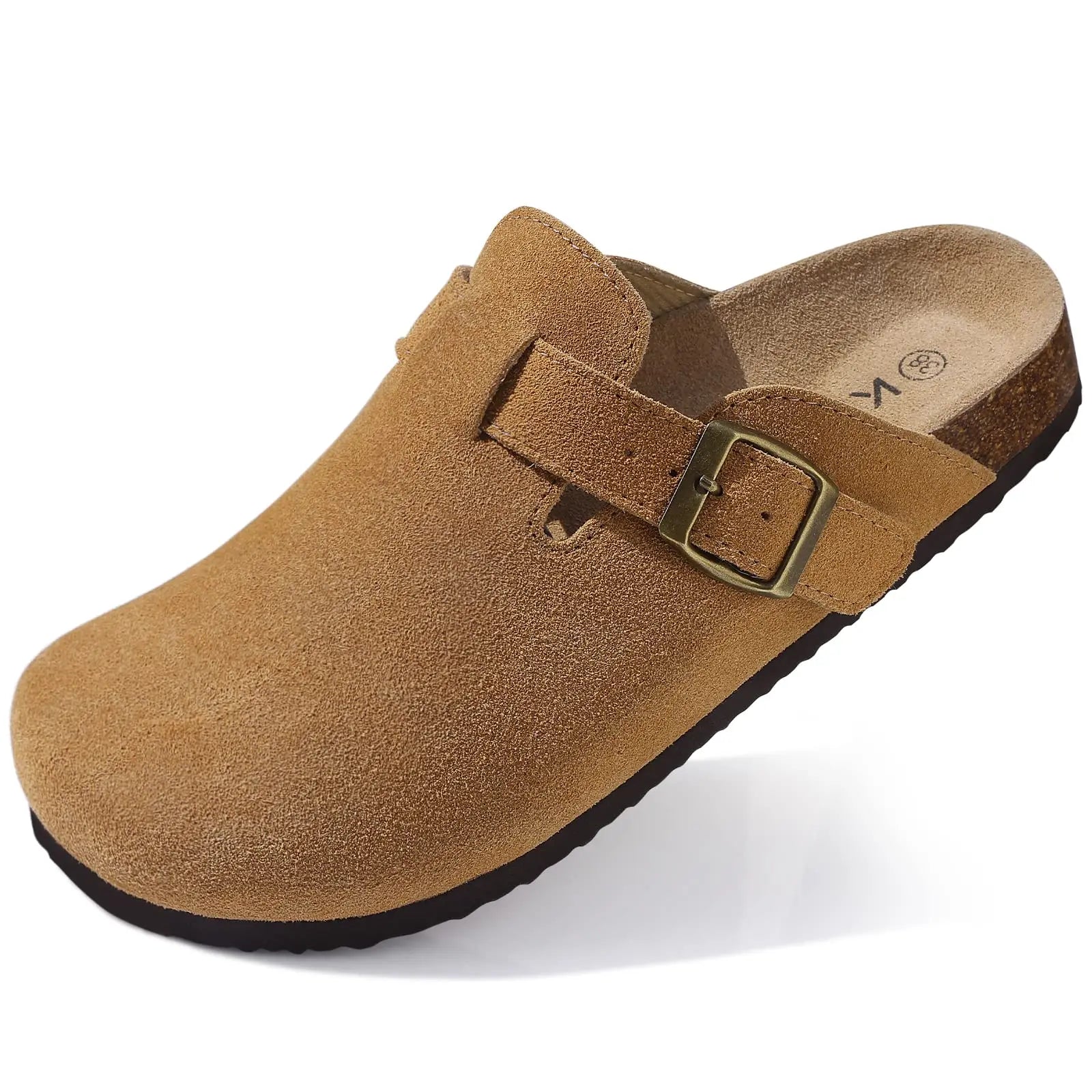 Premium Suede Cork Insole Clogs