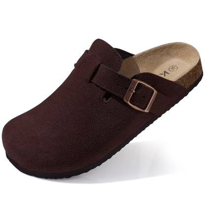 Premium Suede Cork Insole Clogs
