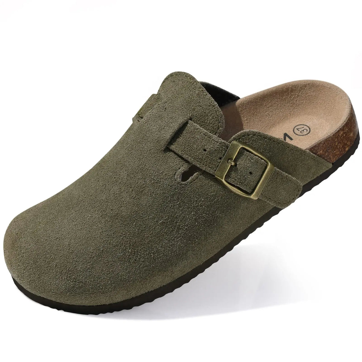 Premium Suede Cork Insole Clogs