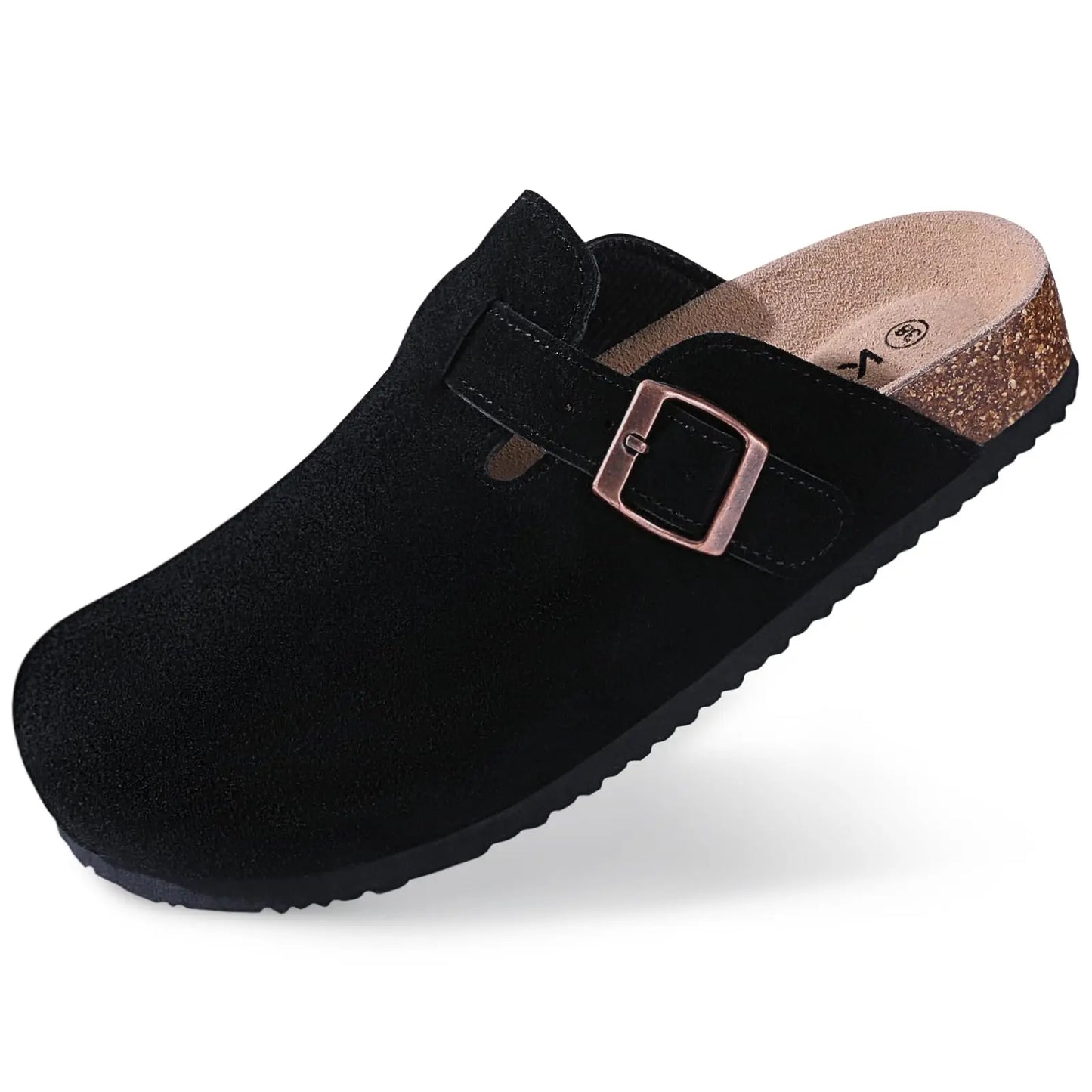 Premium Suede Cork Insole Clogs