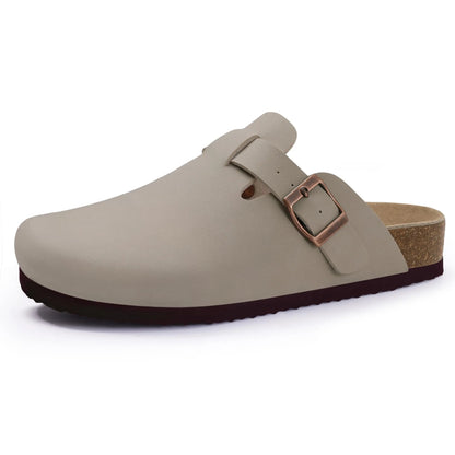 Premium Suede Cork Insole Clogs