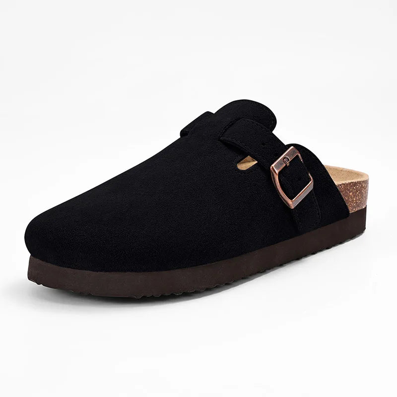 Premium Suede Cork Insole Clogs