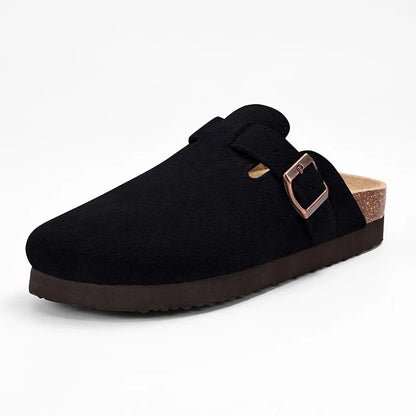 Premium Suede Cork Insole Clogs
