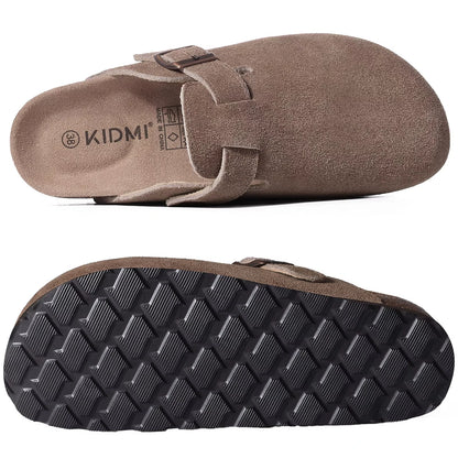 Premium Suede Cork Insole Clogs