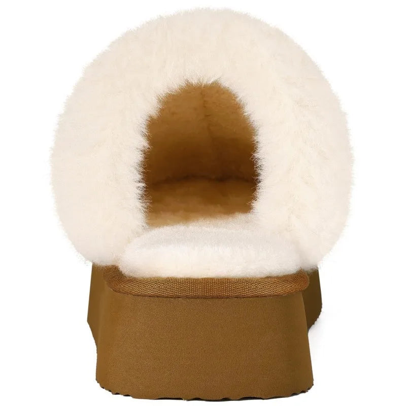 Cloud-Walk Platform Plush Home Slippers