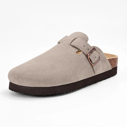 Premium Suede Cork Insole Clogs