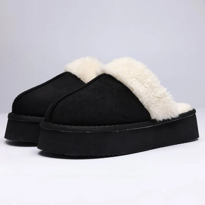 Cloud-Walk Platform Plush Home Slippers